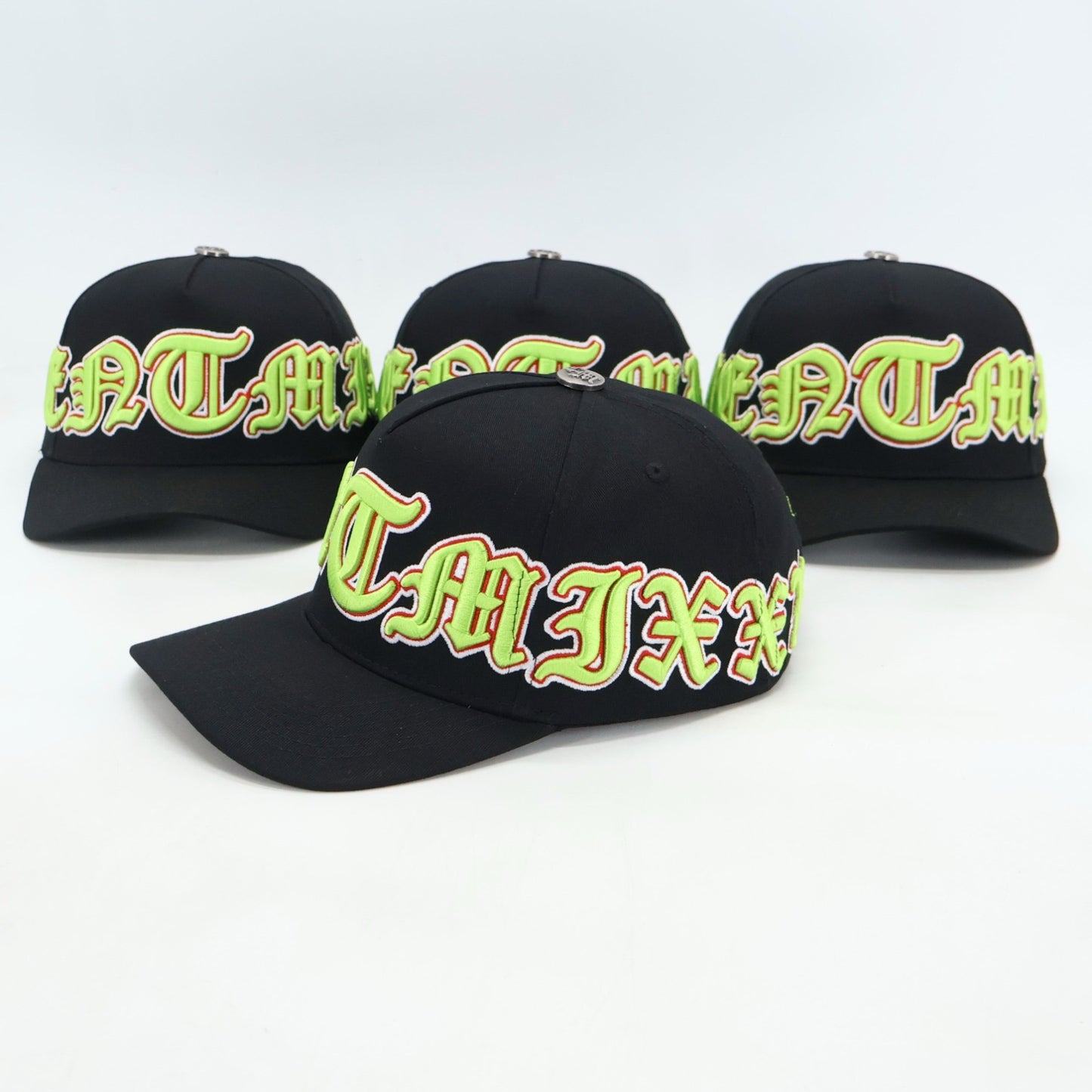 CEMENT MIXXX OLD ENGLISH WRAP AROUND TRUCKER