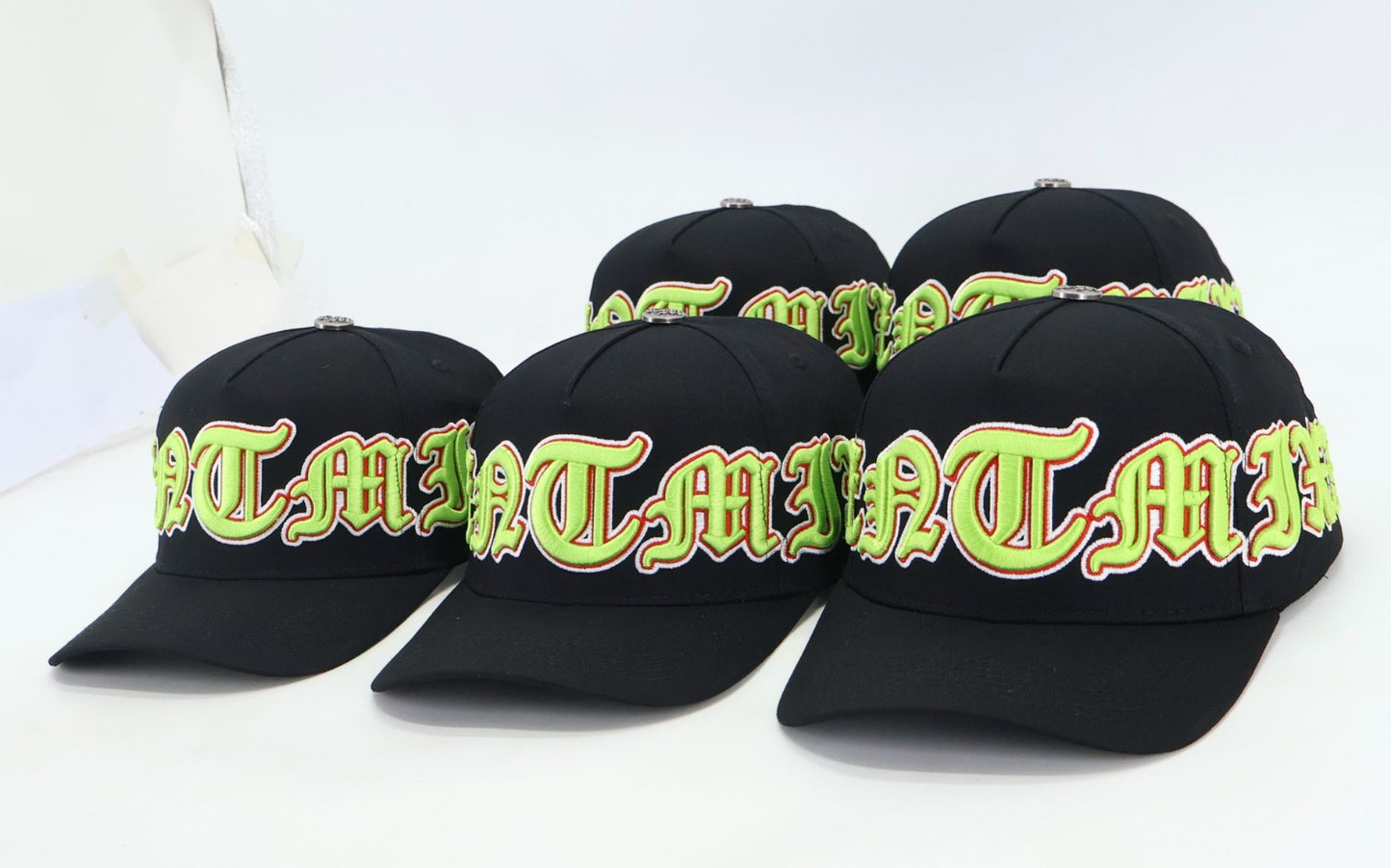 CEMENT MIXXX OLD ENGLISH WRAP AROUND TRUCKER