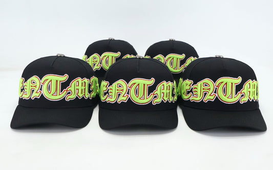 CEMENT MIXXX OLD ENGLISH WRAP AROUND TRUCKER